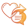 Symbol für schwache Social-Media-Präsenz