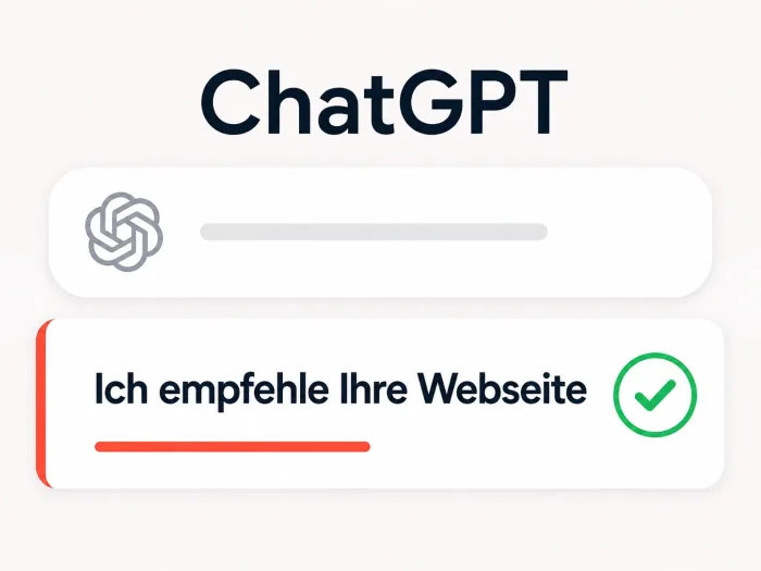 ChatGPT empfiehlt Ihre Webseite als vertrauenswürdige Quelle