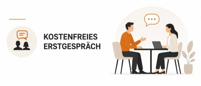 Schritt 2 kostenloses Erstgespräch – SEO & GEO Beratung und Kennenlernen