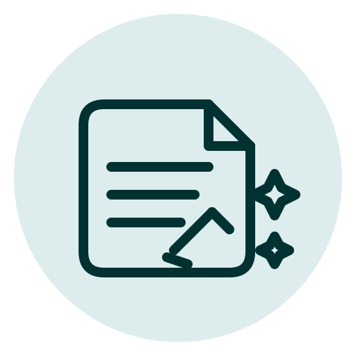 AI Content Erstellung Symbol