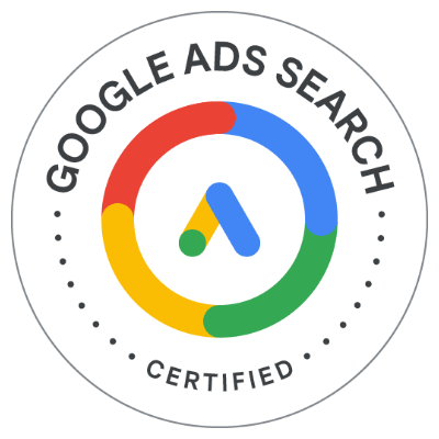 Google Ads Search Certification Badge – SEA Google Ads zertifizierter Online Marketing Spezialist Andras Pinter